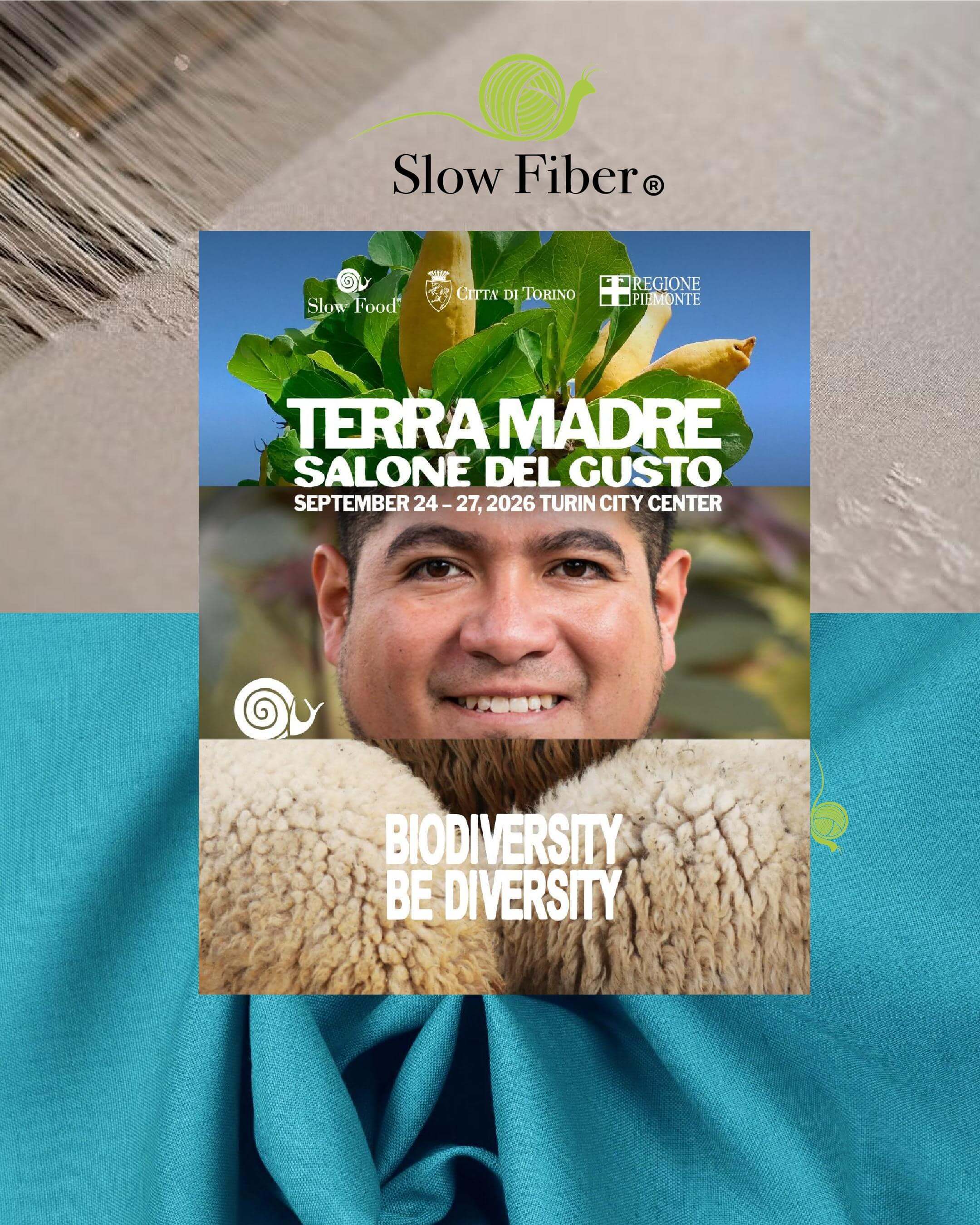 IL PROGRAMMA DI SLOW FIBER A TERRA MADRE 2026